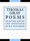 Thomas Gray : Poems - British Heritage Database Reader-Printable Edition